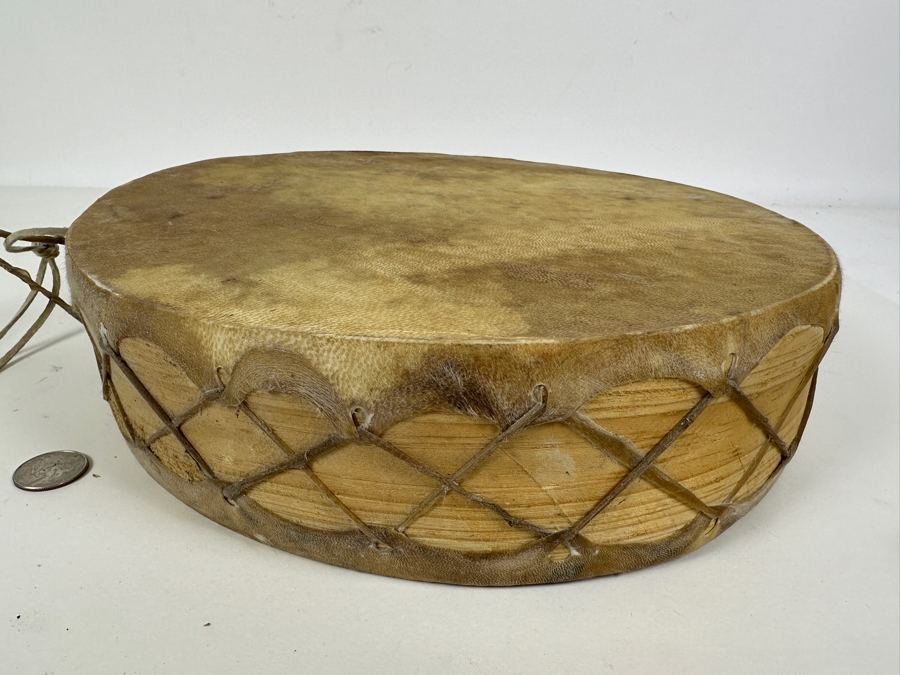 Handmade Rawhide Drum 12'W [Photo 6]