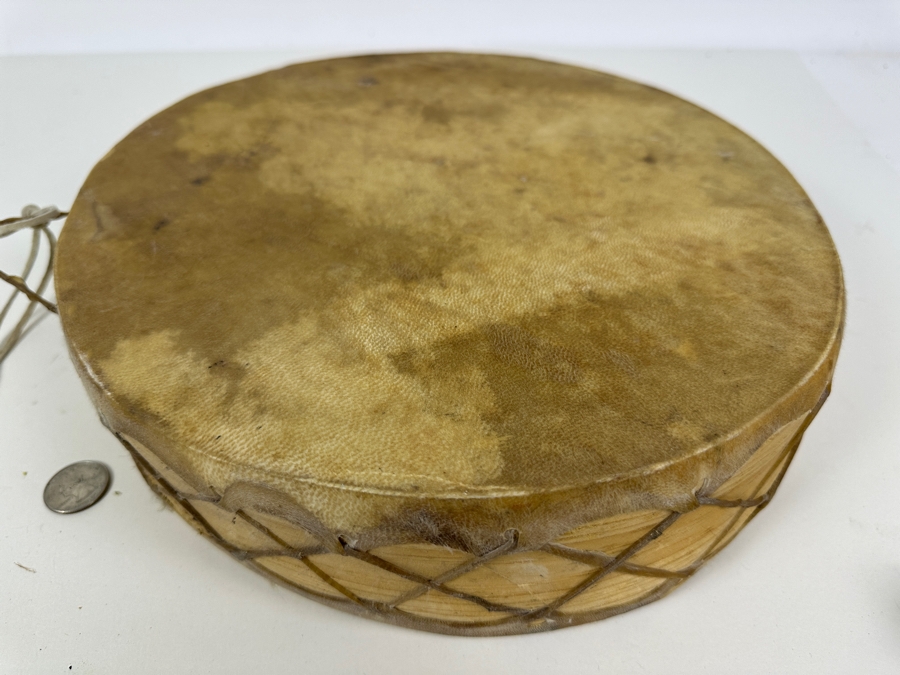 Handmade Rawhide Drum 12'W [Photo 5]