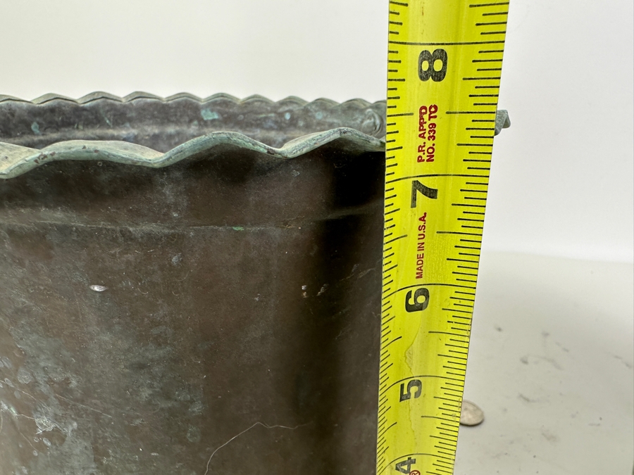 Just Added - Pair Of Vintage Copper Vessels 17H & 7.5H [Photo 11]