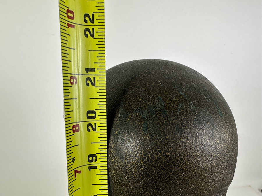 Vintage Ceramic Hand Painted Tibetan Monk 16'W x 9'D x 21'H [Photo 10]