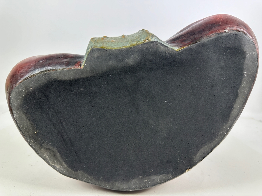 Vintage Ceramic Hand Painted Tibetan Monk 16'W x 9'D x 21'H [Photo 7]