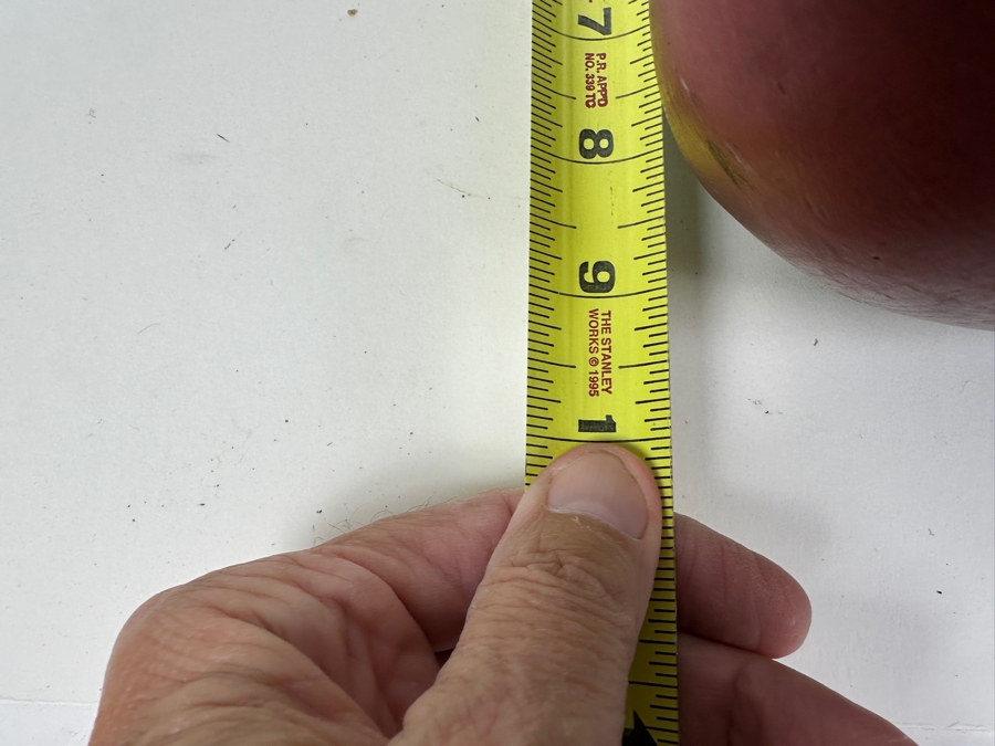 Vintage Ceramic Hand Painted Tibetan Monk 16'W x 9'D x 21'H [Photo 9]