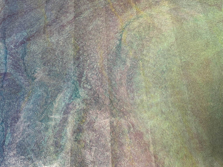 Oversized Original 1973 Reginald Hager Acrylic Modernist Painting On Canvas 70 x 97 [Photo 2]