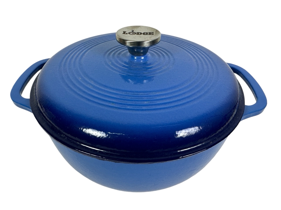 Lodge Enameled Cast Iron Dutch Oven with Lid 14'W x 7.5'H
