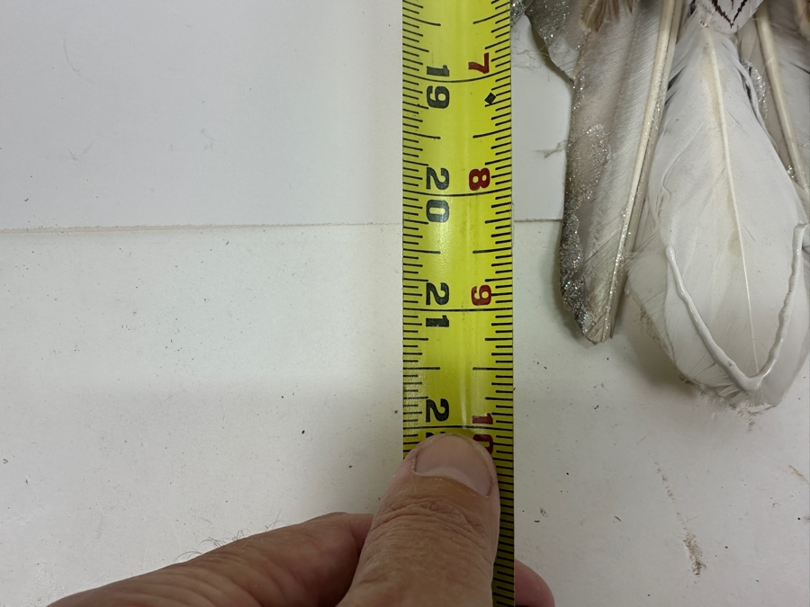 Handmade Cross with Feathers 15 x 22 [Photo 8]