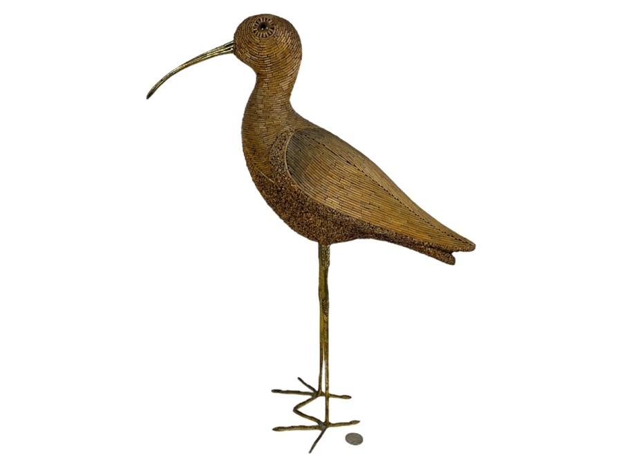 Just Added - Handmade Bird Sculpture 21H