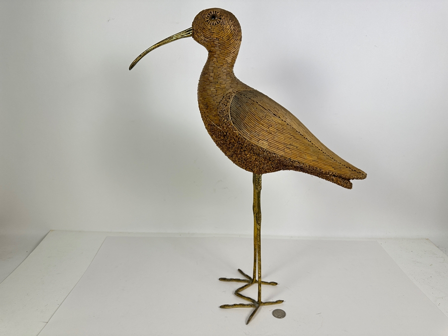 Just Added - Handmade Bird Sculpture 21H [Photo 2]