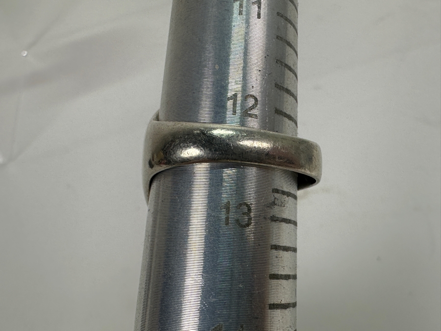 American Indian Sterling Silver Coyote Calvin Peterson Ring Size 12.5 14.4g [Photo 6]