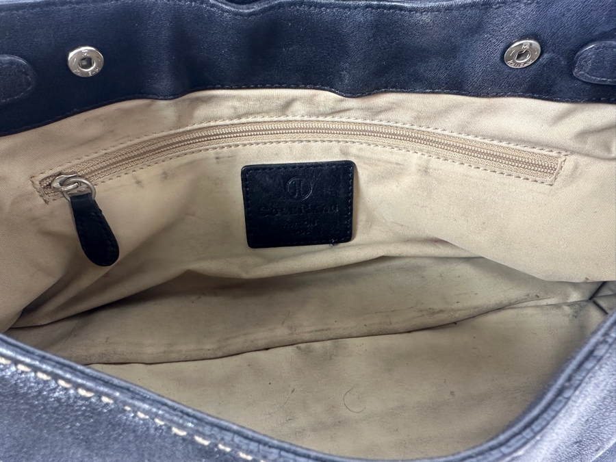 Cole Haan Black Leather Handbag 16'W x 5D x 7'H [Photo 5]