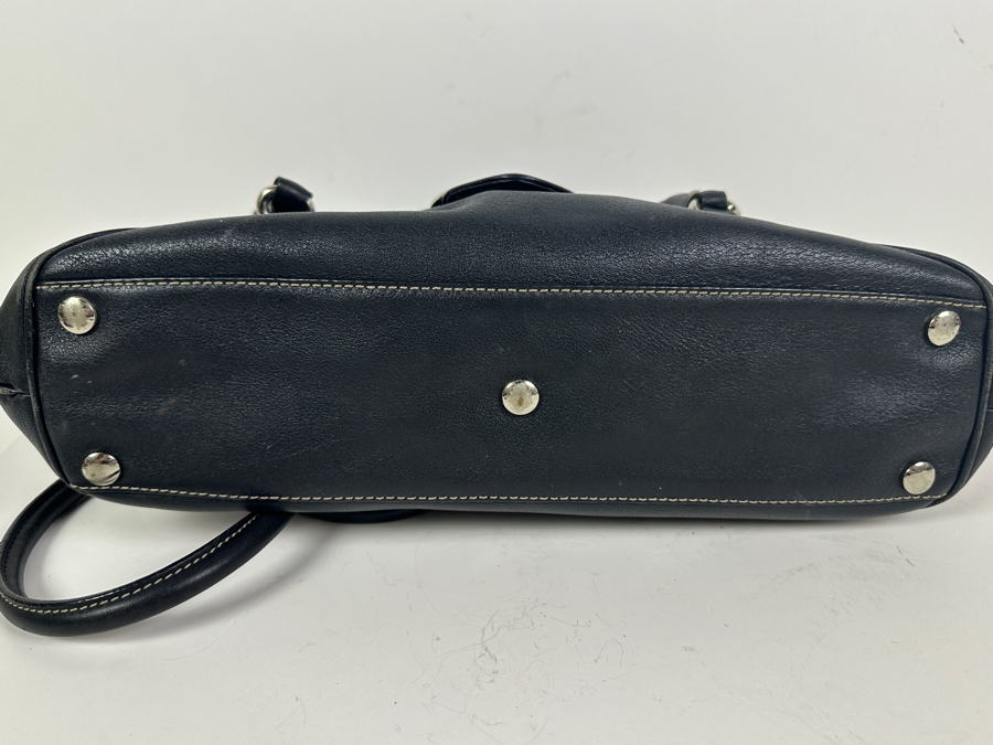 Cole Haan Black Leather Handbag 16'W x 5D x 7'H [Photo 4]