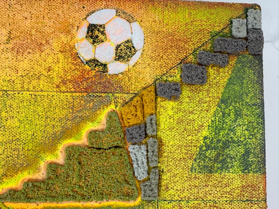 John de Heras Nierika Series 2000 Acrylic & Mixed Media on Canvas Over Panel 8 × 10 [Photo 6]