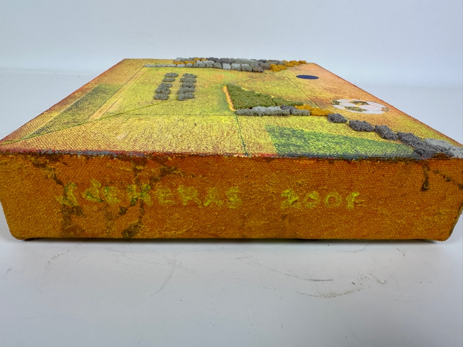 John de Heras Nierika Series 2000 Acrylic & Mixed Media on Canvas Over Panel 8 × 10 [Photo 2]