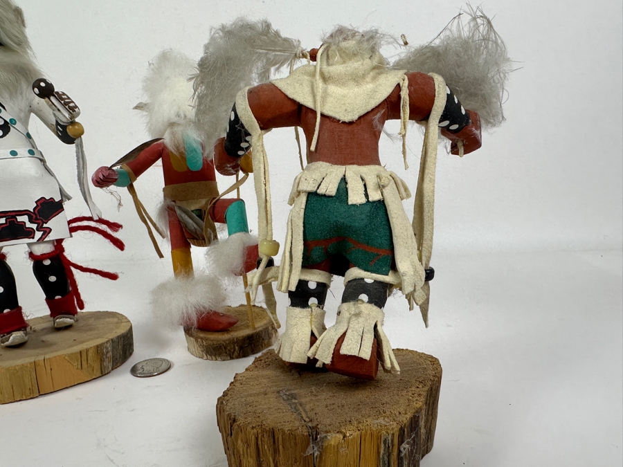 Lot of (3) Small Signed Kachina Dolls [Photo 13]