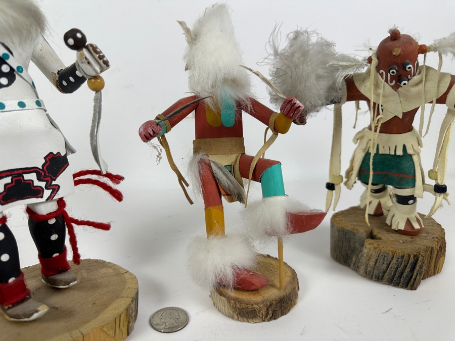 Lot of (3) Small Signed Kachina Dolls [Photo 7]