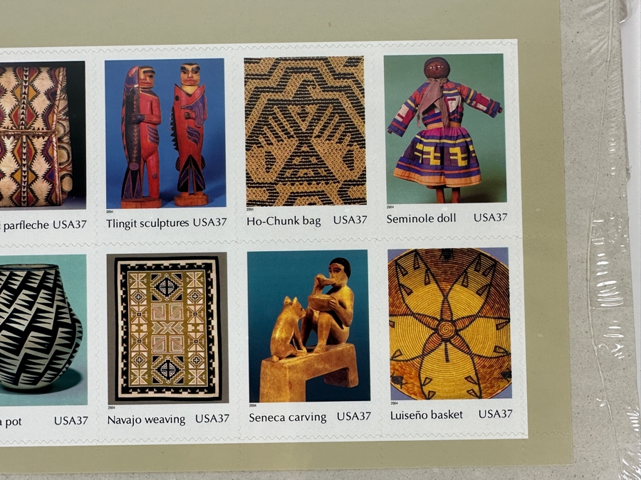 (12) American Indian Souvenier Sheets of Stamps $44.40 Postage Value [Photo 4]