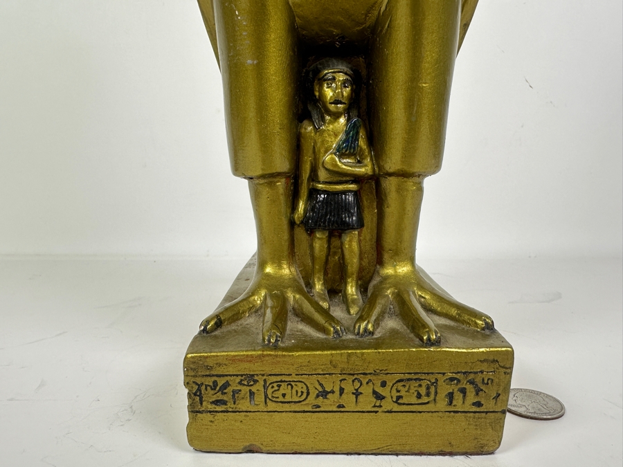Vintage 1978 Horus Falcon Statue By Lloyd Bryan 4'W x 8.5'D x 16.5H [Photo 3]
