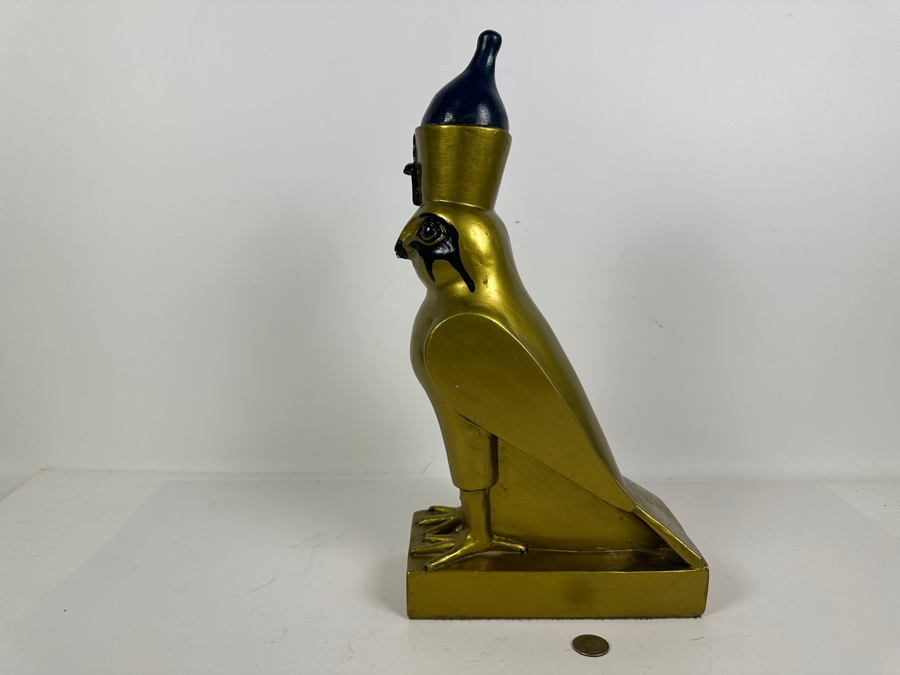 Vintage 1978 Horus Falcon Statue By Lloyd Bryan 4'W x 8.5'D x 16.5H [Photo 4]