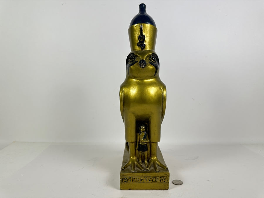 Vintage 1978 Horus Falcon Statue By Lloyd Bryan 4'W x 8.5'D x 16.5H [Photo 2]