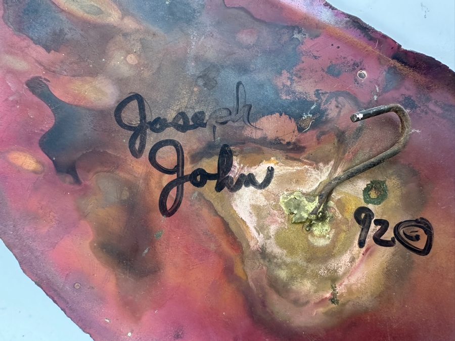 1992 Joseph John Collection of Handmade Copper Animal and Feather Wall Decor [Photo 11]