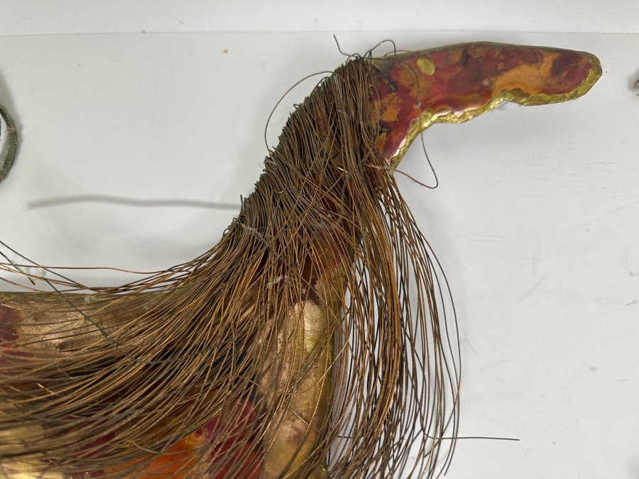 1992 Joseph John Collection of Handmade Copper Animal and Feather Wall Decor [Photo 4]