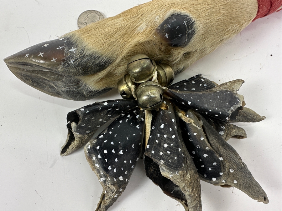 Native American Deer Hoof Rattle 17' [Photo 8]