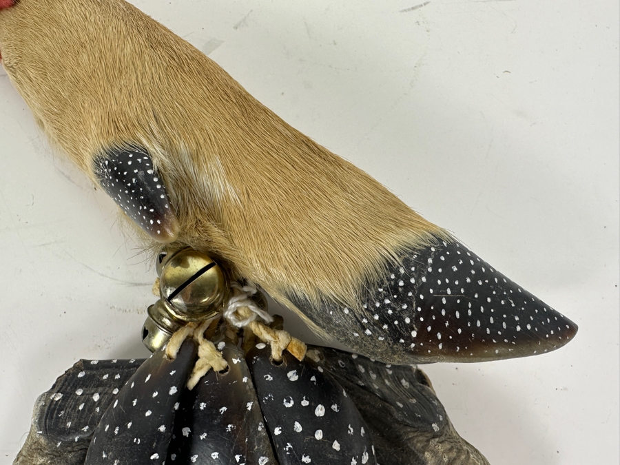 Native American Deer Hoof Rattle 17' [Photo 4]