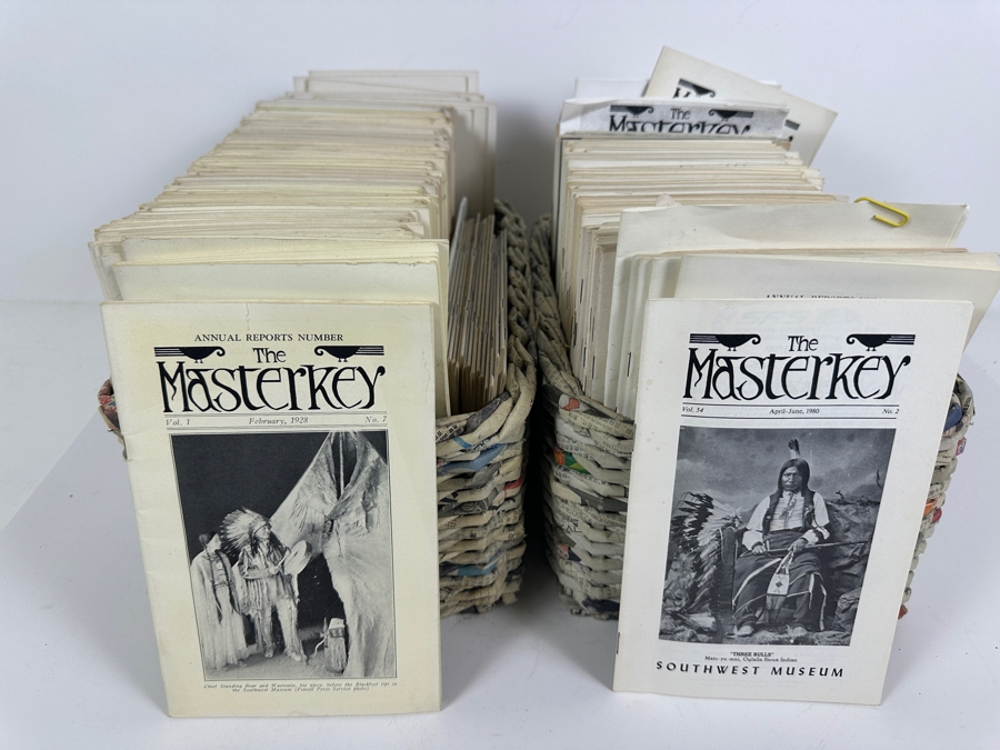Just Added - Large Collection Of Southwest Museum's The Masterkey Historical Periodicals From 1927 To 1980 - Over 300 Periodicals [Photo 3]
