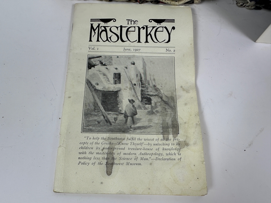 Just Added - Large Collection Of Southwest Museum's The Masterkey Historical Periodicals From 1927 To 1980 - Over 300 Periodicals [Photo 8]