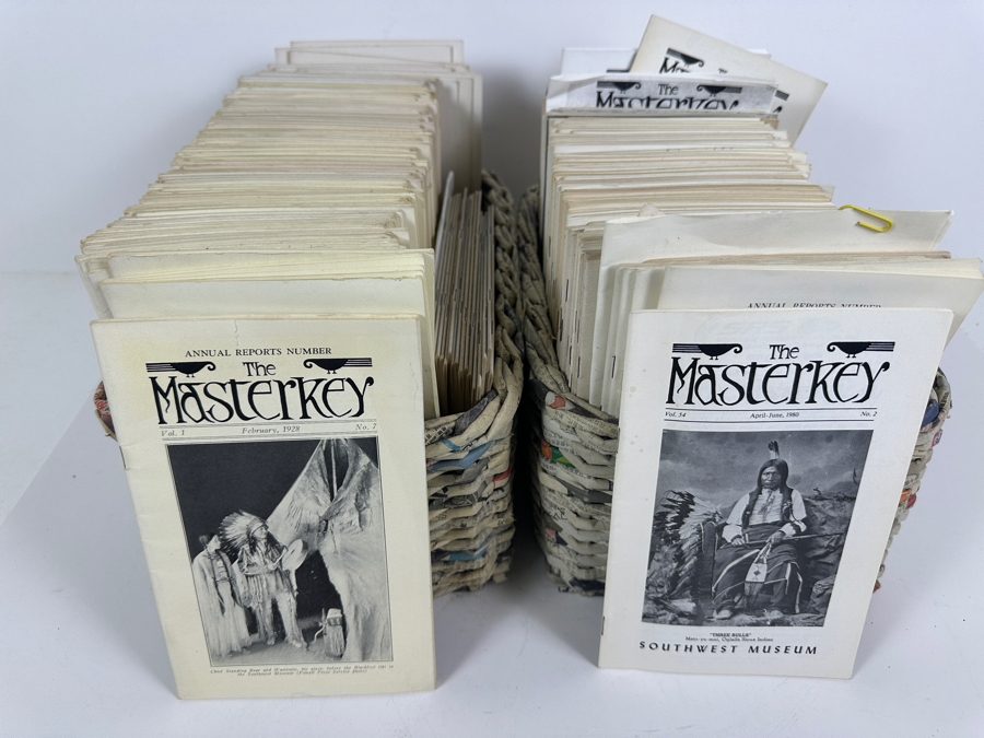 Just Added - Large Collection Of Southwest Museum's The Masterkey Historical Periodicals From 1927 To 1980 - Over 300 Periodicals [Photo 2]