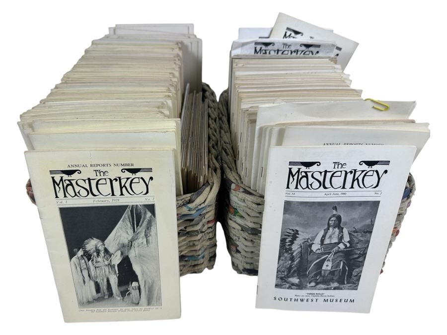 Just Added - Large Collection Of Southwest Museum's The Masterkey Historical Periodicals From 1927 To 1980 - Over 300 Periodicals [Photo 1]
