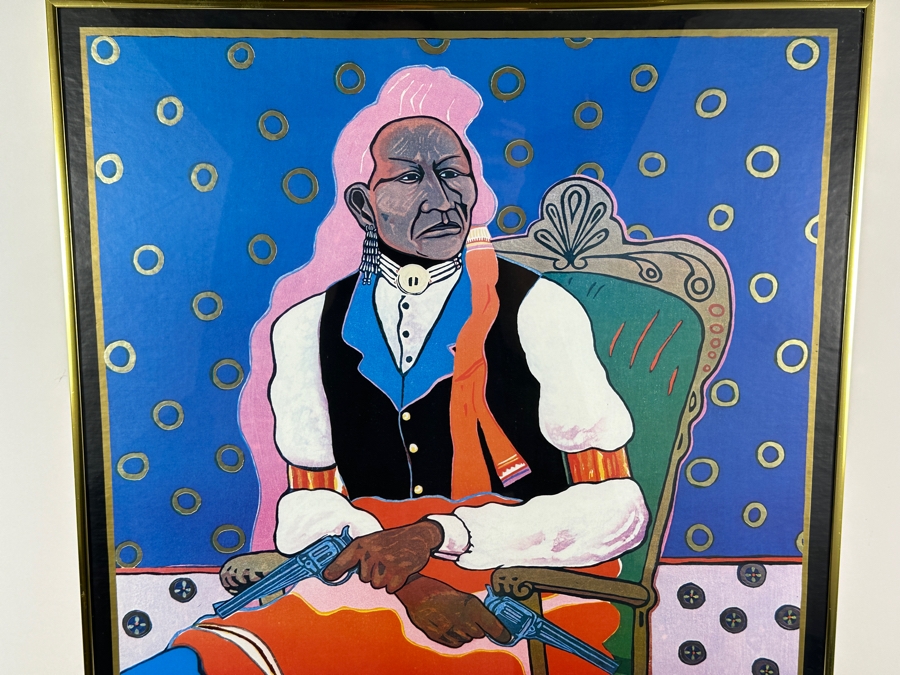 T. C. Tommy Wayne Cannon 1979 Two Guns Arikara Framed Gallery Memorial Exhibition Poster Aberbach Fine Art New York 23 x 33.5 [Photo 3]