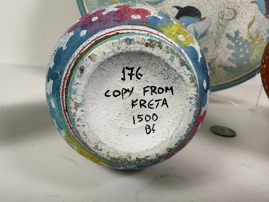 Vintage Greek Replicas from 'Kreta' The Centayr Minoan Art C. 1,500 B.C. Hand Made In Greece [Photo 11]