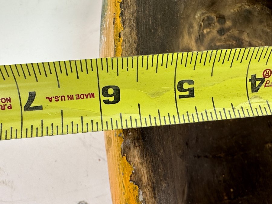 Just Added - Old Hand Carved Wooden Polychrome Mexican Folk Art Mask 6W X 9H X 5D [Photo 5]