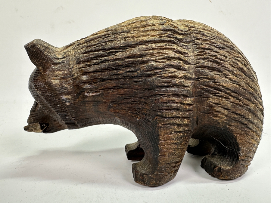 Set of Hand Carved Wooden Bears 5.25W and 6.5W [Photo 6]