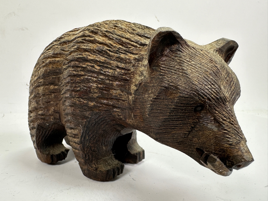 Set of Hand Carved Wooden Bears 5.25W and 6.5W [Photo 4]