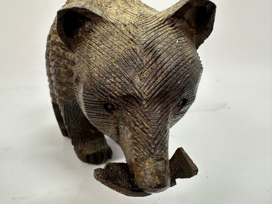 Set of Hand Carved Wooden Bears 5.25W and 6.5W [Photo 5]