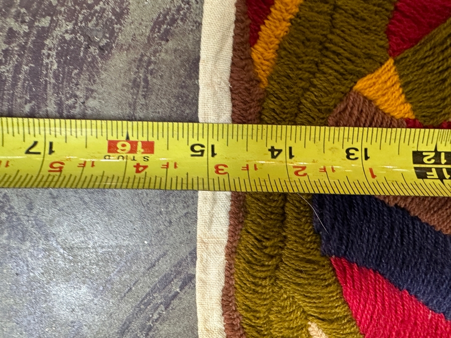 Just Added - Vintage Handmade Embroidery Featuring Birds, Parrots & Geometric Shapes 15W X 63L [Photo 5]