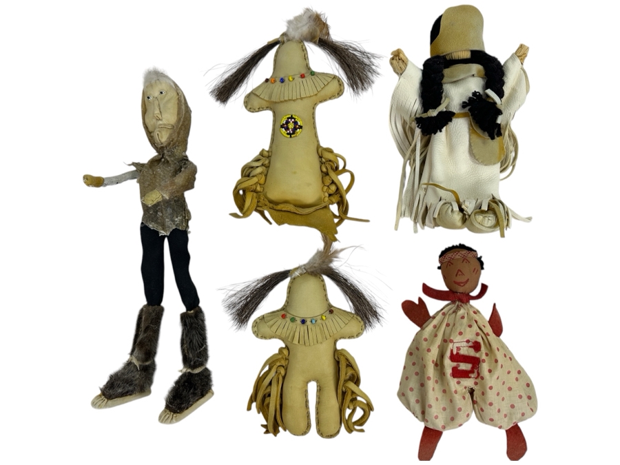 Just Added - Vintage Collection Of Native American / Alaskan Dolls