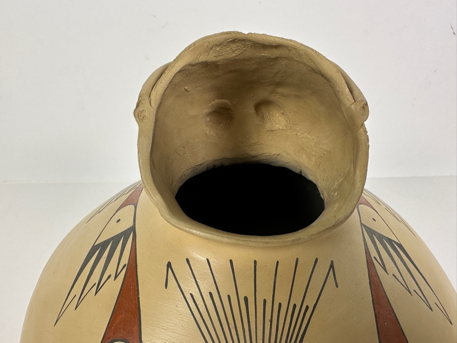 Just Added - Martha M De Quezada Mata Ortiz Head Effigy Pottery 9H [Photo 5]