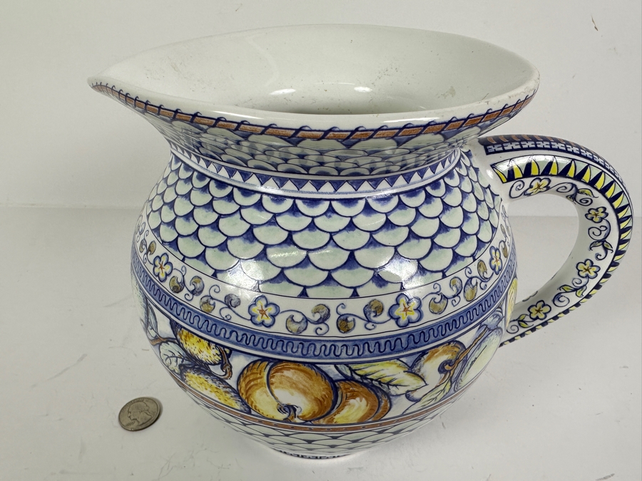 Kohler Artist Edition Fruits of Labor Decorative Pitcher 8'H Retail $314 [Photo 2]