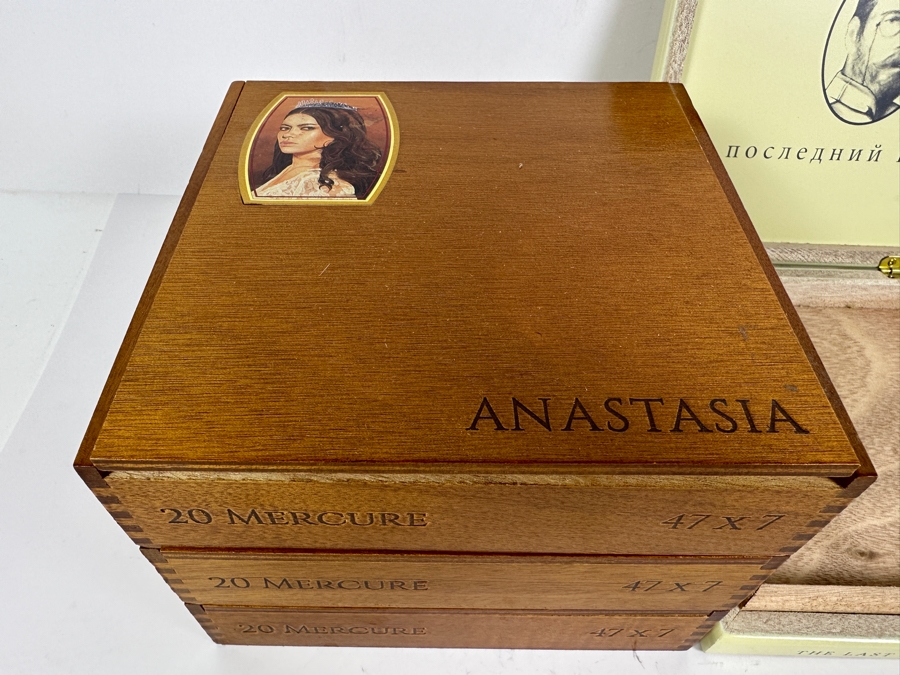 Set of (4) Cigar Boxes [Photo 2]