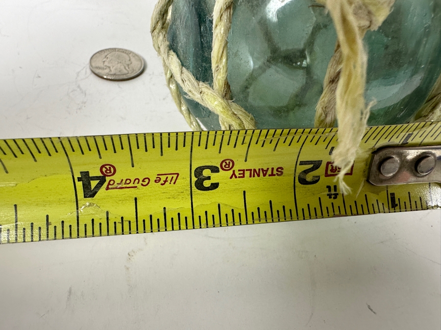 Vintage Set of (4) Glass Fishing Floats 3' [Photo 3]