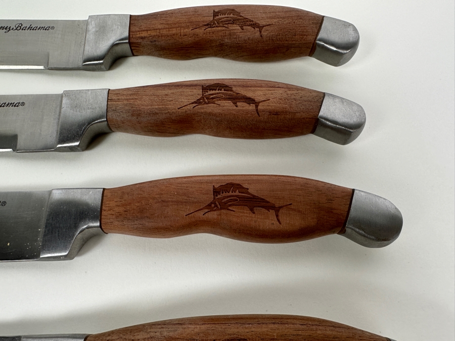 Set of (6) Tommy Bahama Rosewood Steak Knives [Photo 3]