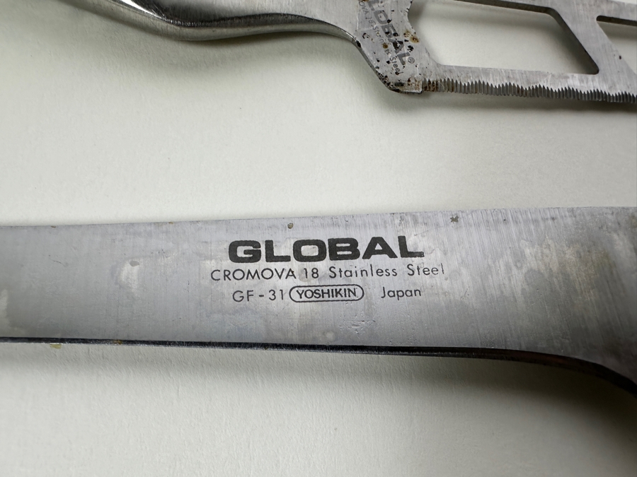 Set of (6) Global Cromova Stainless Steel Knives Made in Japan [Photo 5]