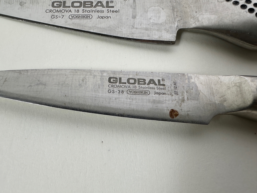 Set of (6) Global Cromova Stainless Steel Knives Made in Japan [Photo 4]
