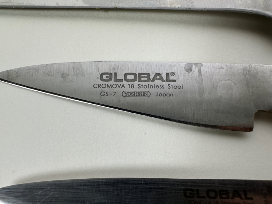 Set of (6) Global Cromova Stainless Steel Knives Made in Japan [Photo 3]