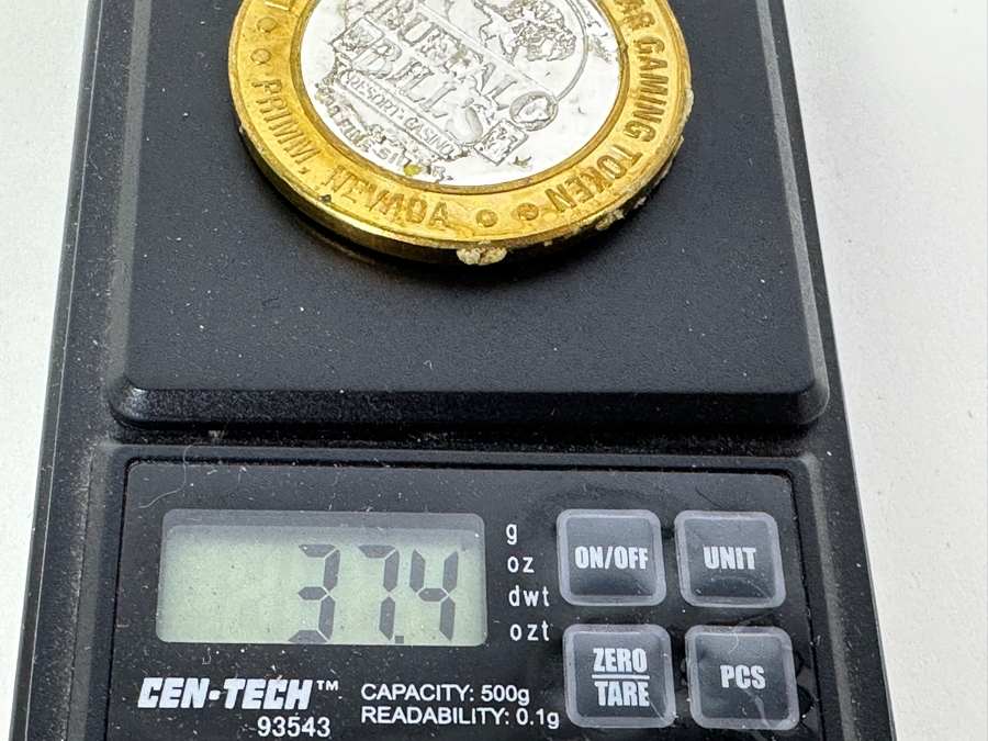 Buffalo Bill's Casino .999 Silver Limited Edition 'Wild Bill Hickok' $10 Gaming Token 37.4g [Photo 4]