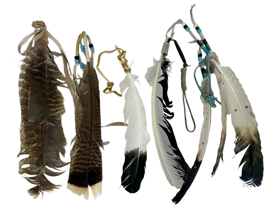 Collection of Beaded Feathers [Photo 1]