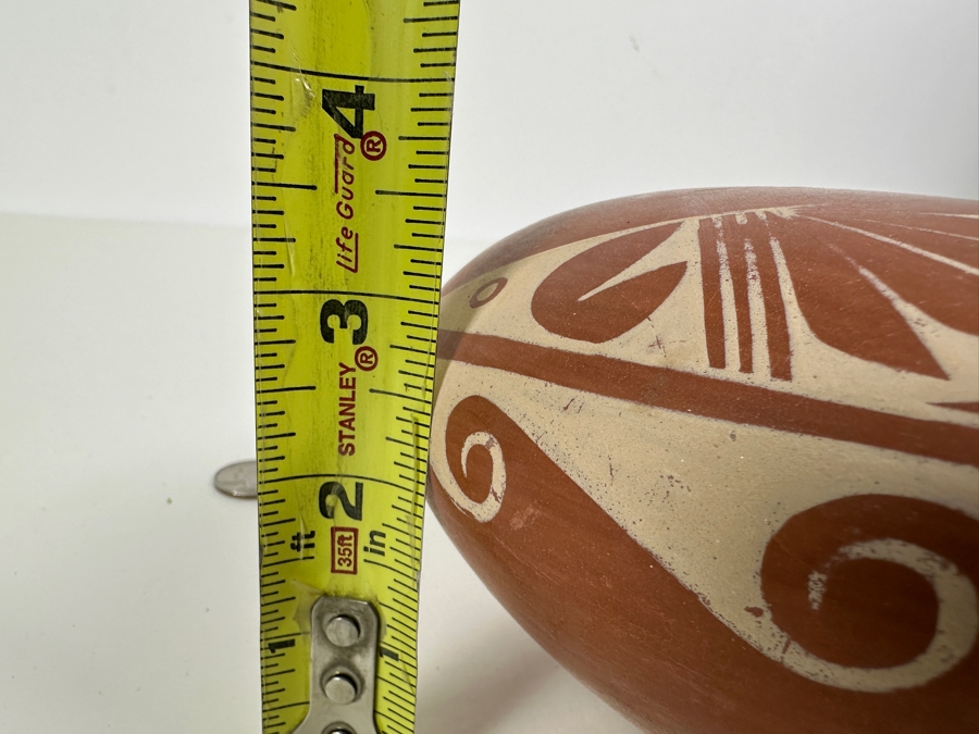 Jemez Pueblo Indian Pottery by G. Sandia 3.5'H x 6.5'W [Photo 9]