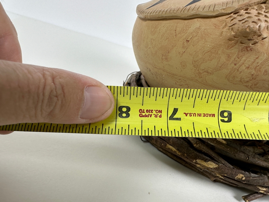 Just Added - Martha M De Quezada Mata Ortiz Turtle Effigy Pottery 8W X 7.5H [Photo 13]